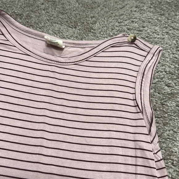 Kate Quinn Purple Stripe Tank - Picture 3 of 5
